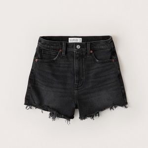 A&F Curve Love 90s High Rise Cutoff Shorts